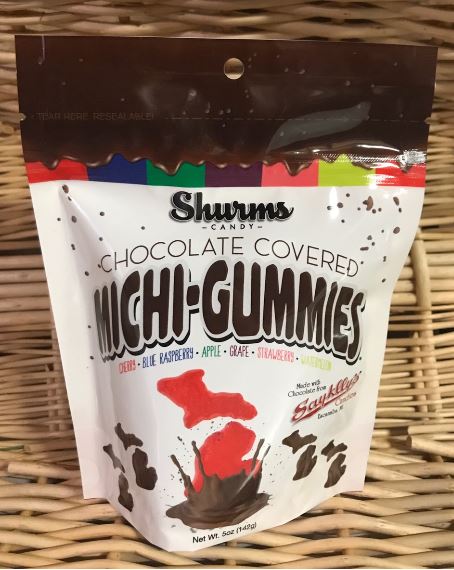 Picture Michi-Gummies Chocolate Covered 5oz
