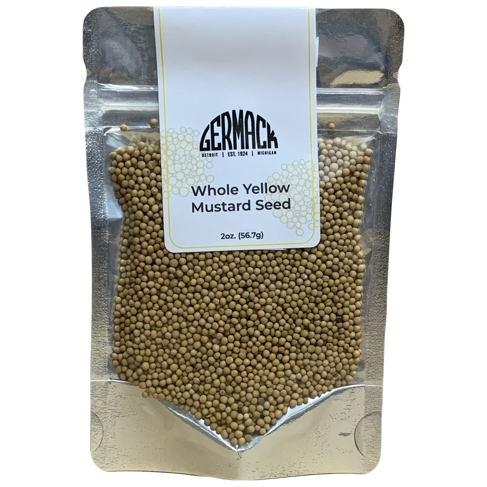 Picture Yellow Mustard Seed (Whole), 2oz
