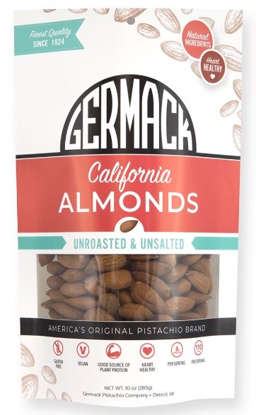 Picture Almonds California Unroasted and Unsalted 10oz