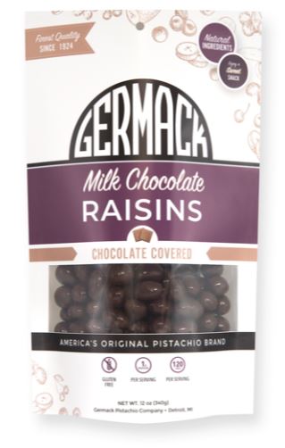 Picture Milk Chocolate Raisins 12oz 