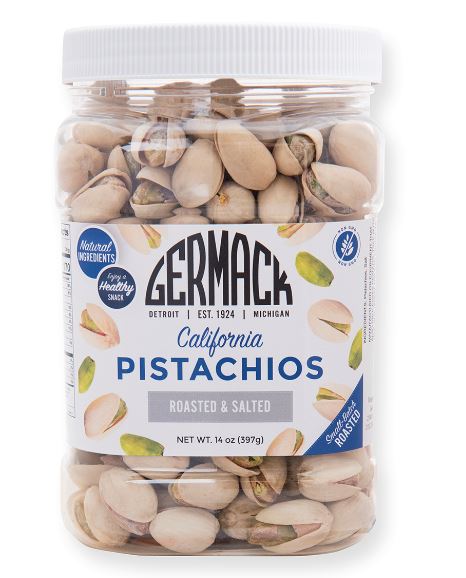 Picture Pistachios Roasted & Salted Jar 14oz 