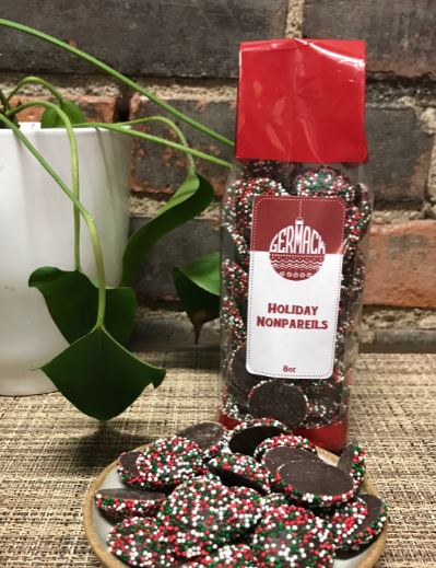 Picture Holiday Dark Chocolate Nonpareils 8oz
