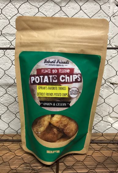 Picture Detroit Friends Potato Chips - Onion & Celery