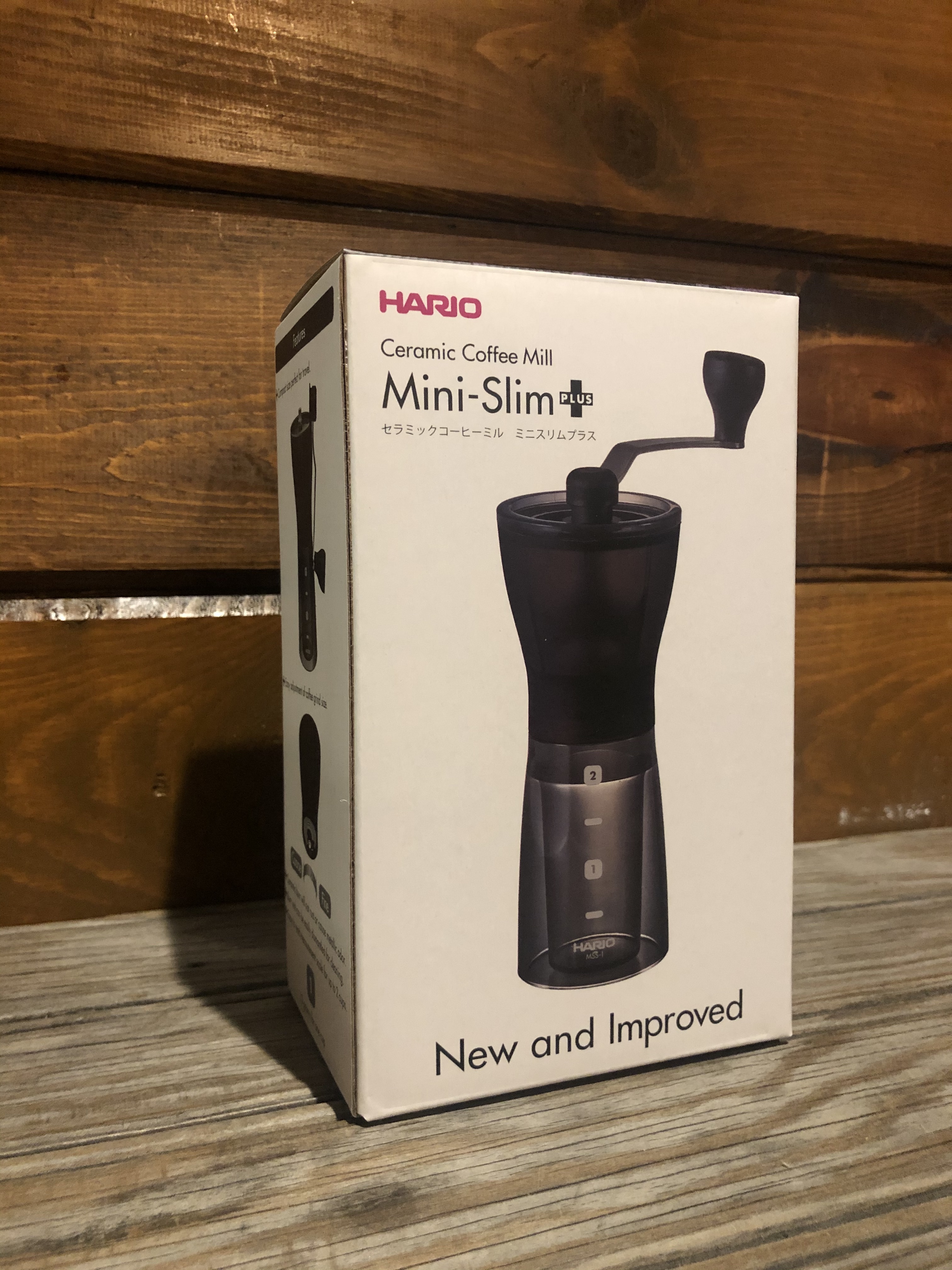 Picture Hario Ceramic Coffee Mill Mini-Slim Plus