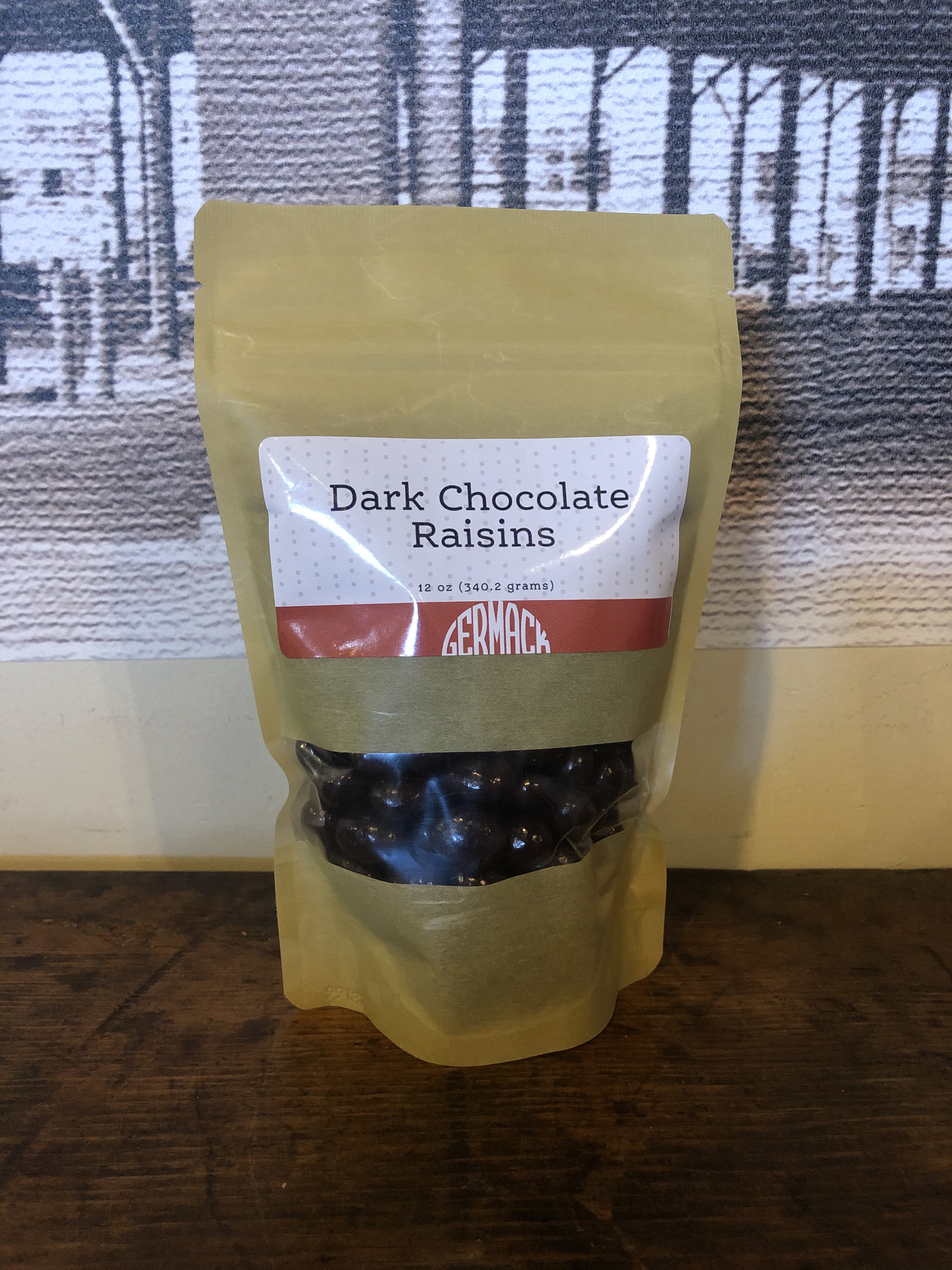 Picture Dark Chocolate Raisins 12oz