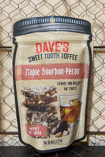 Picture Dave's Sweet Tooth Toffee - Maple Bourbon Pecan