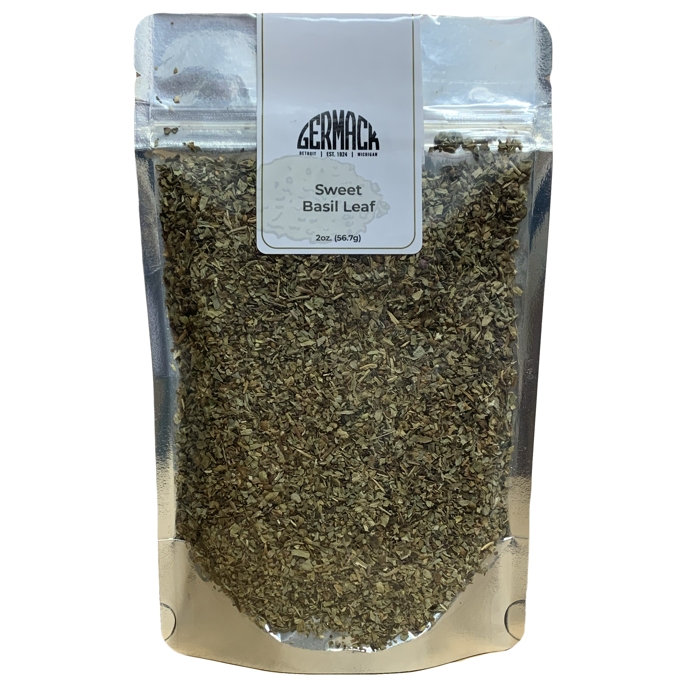 Picture Sweet Basil Leaf Organic 2oz