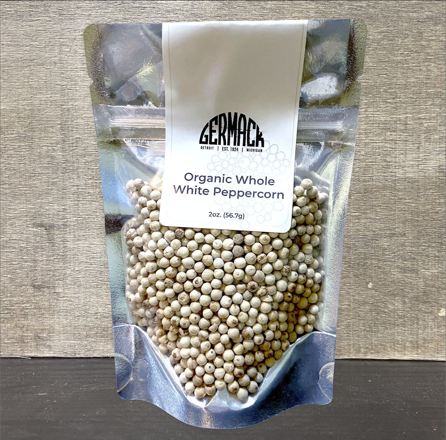 Picture Organic Whole White Peppercorn