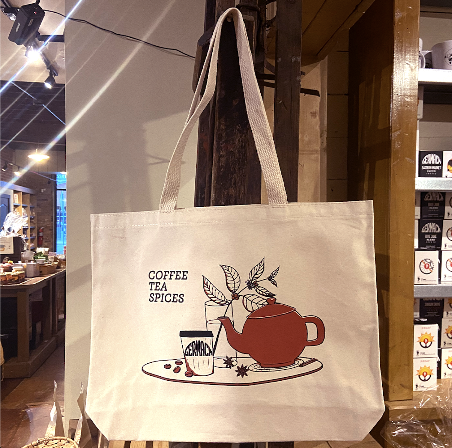 Picture Tote Bag - Coffee