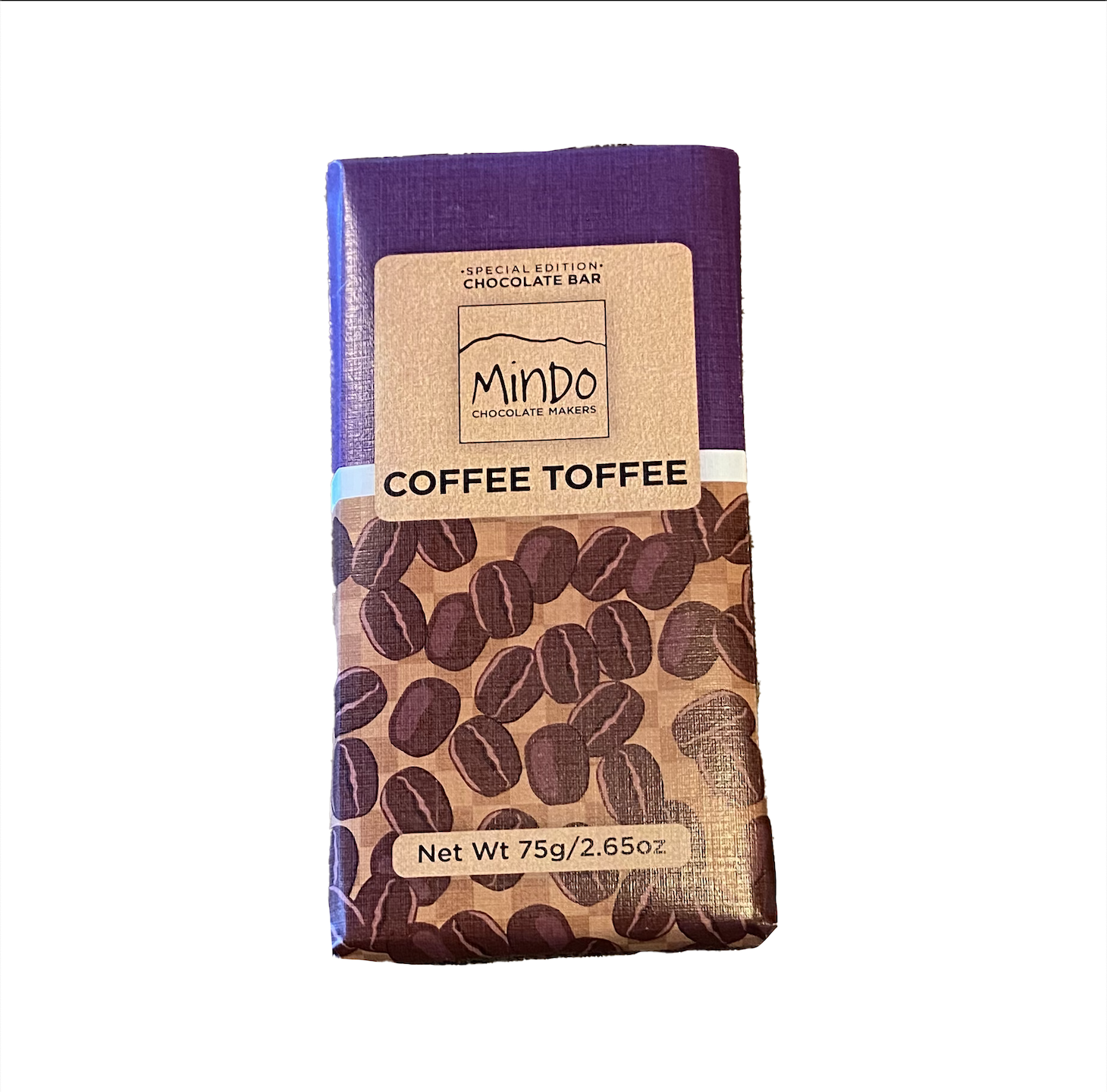 Picture Mindo Coffee Toffee Chocolate Bar 75g