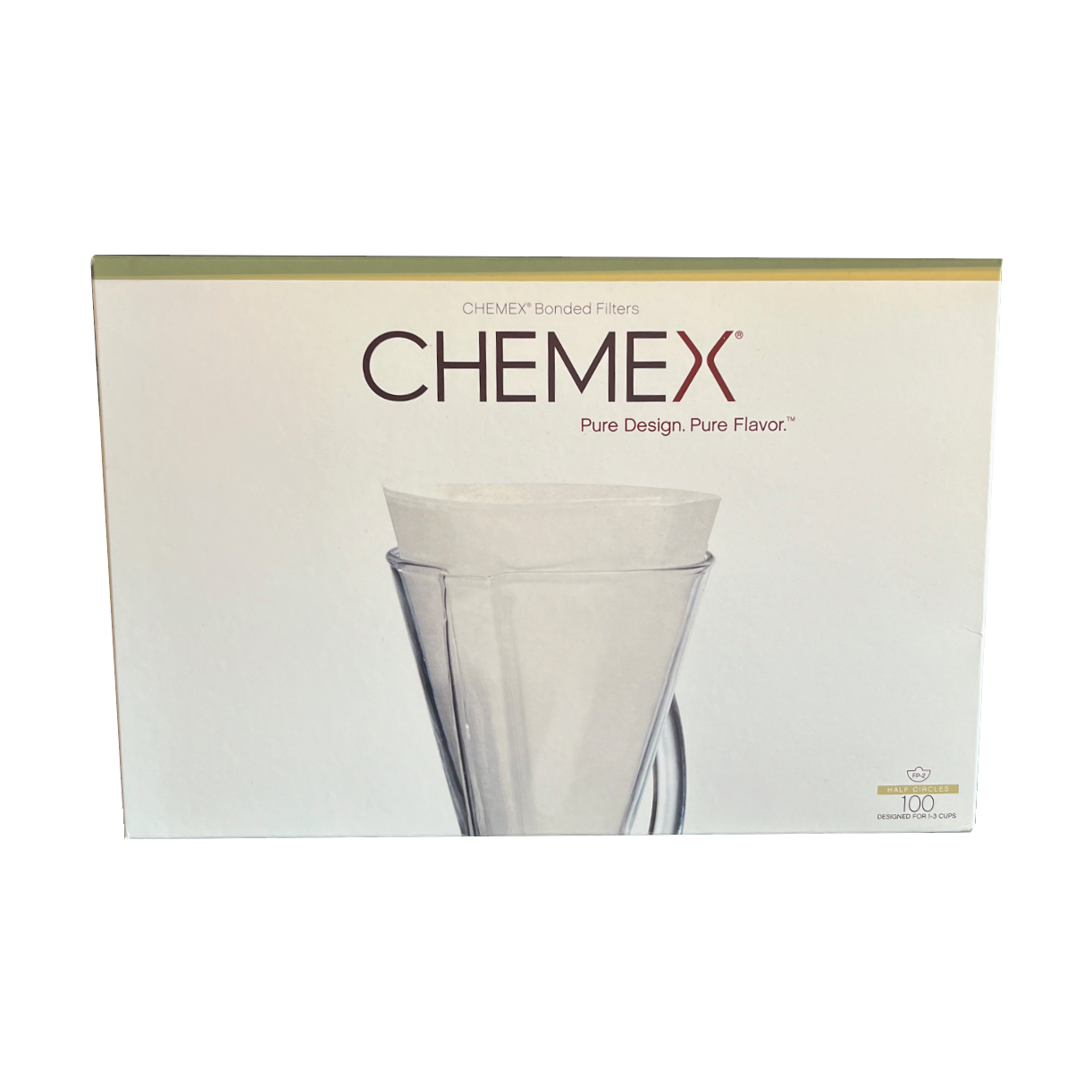 Picture Chemex Bonded Filters Half Moon (100 ct.)