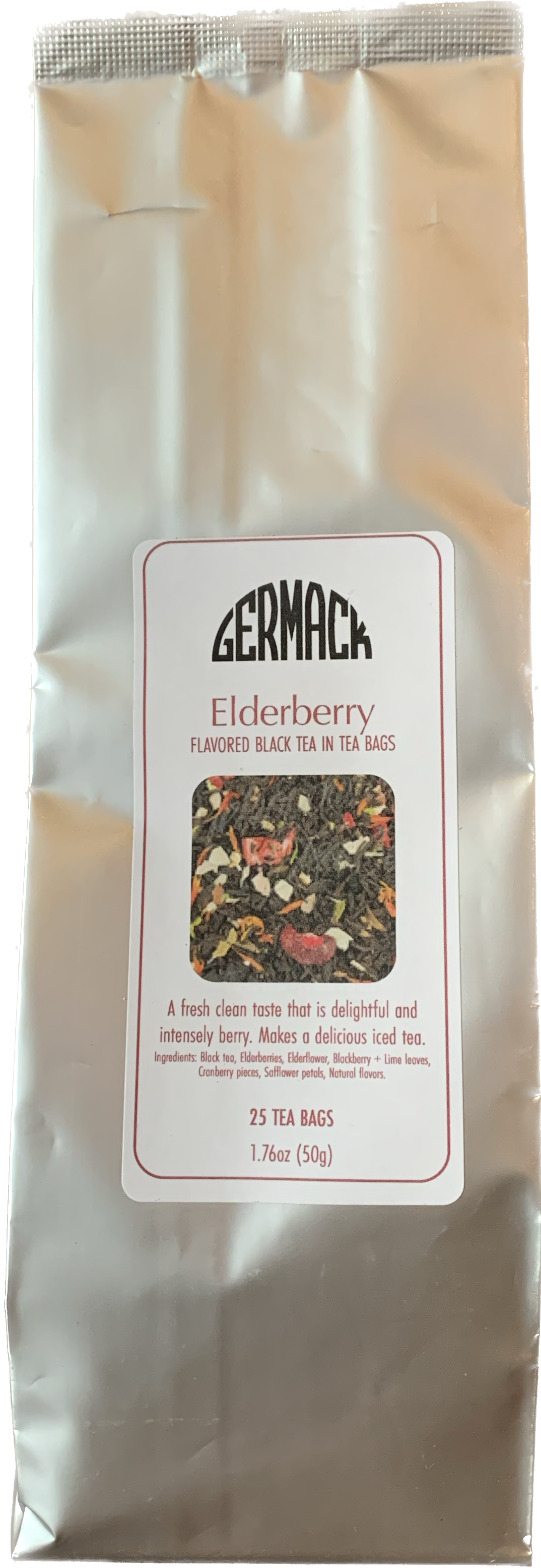 Picture Elderberry - 25 Tea Bags (Flavored Black Tea)