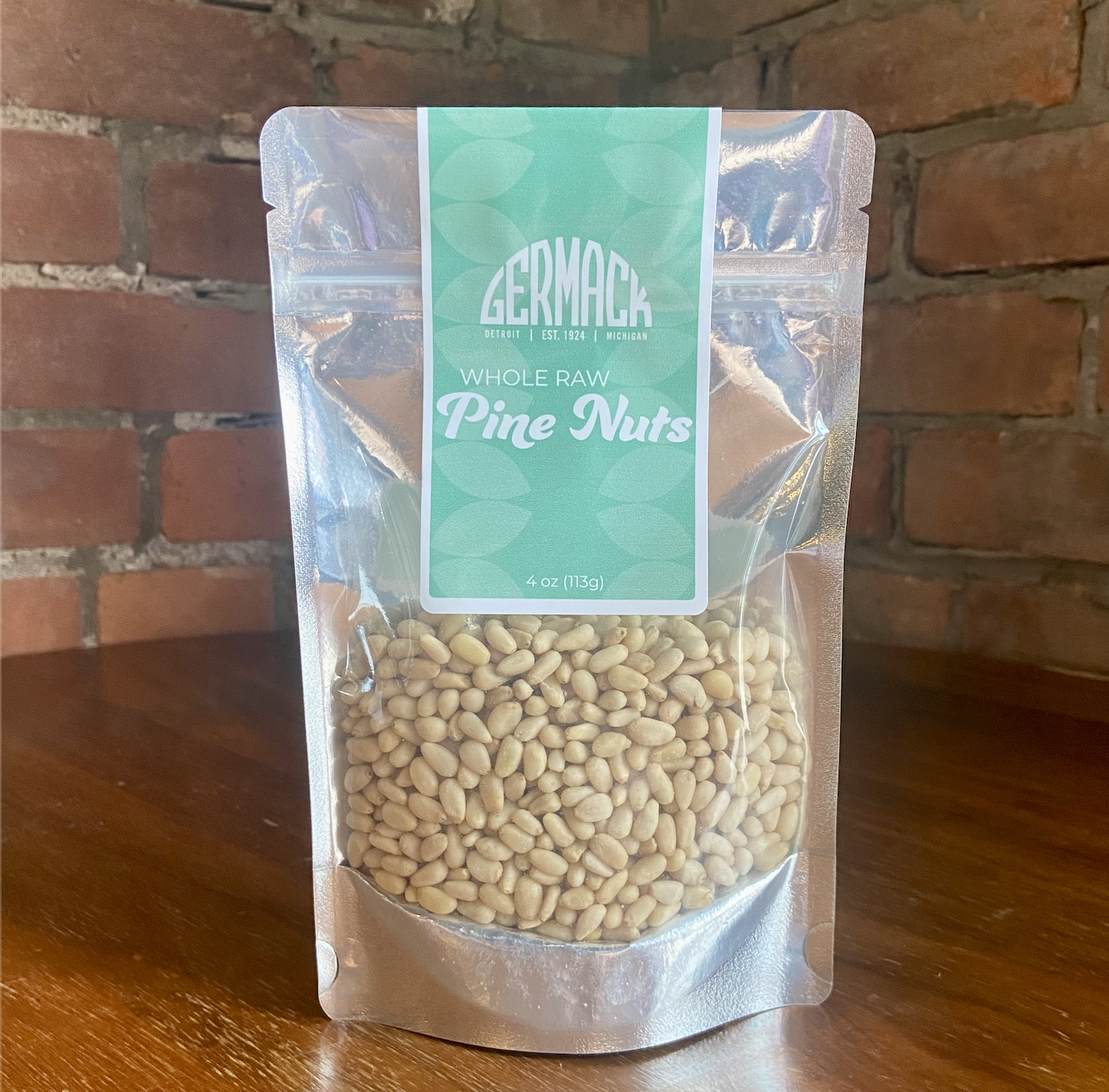 Picture Whole Raw Pine Nuts 4oz