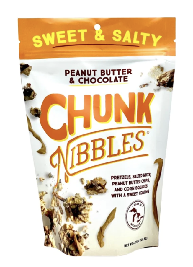 Picture Chunk Nibbles Peanut Butter and Chocolate 4.25 oz