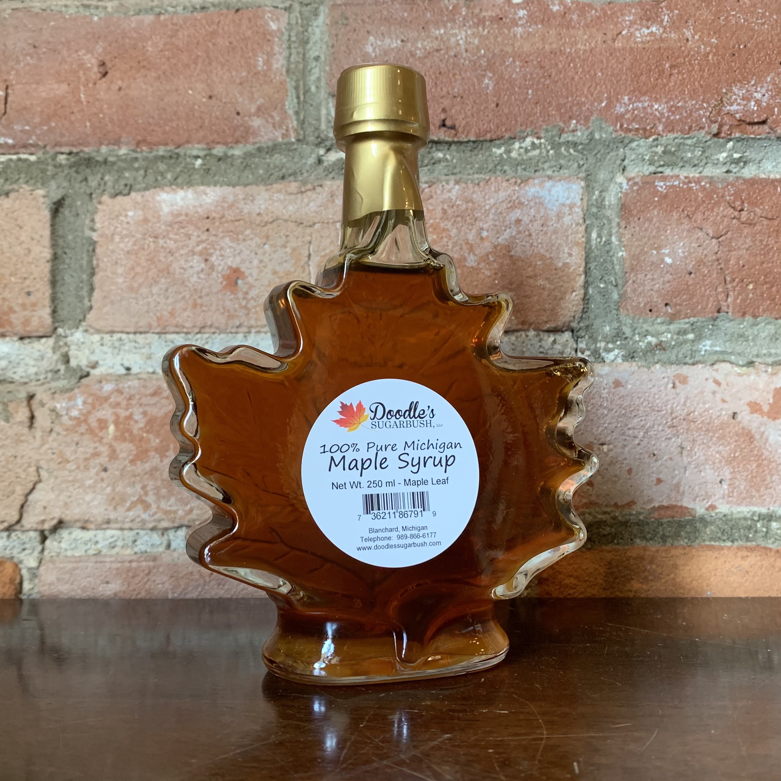 Picture Doodle's Sugarbush 100% Pure Michigan Maple Syrup 250ml