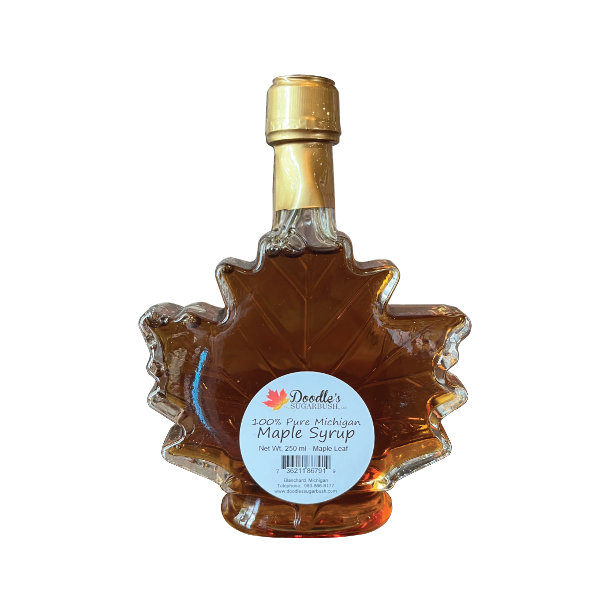 Picture Doodle's Sugarbush 100% Pure Michigan Maple Syrup 250ml