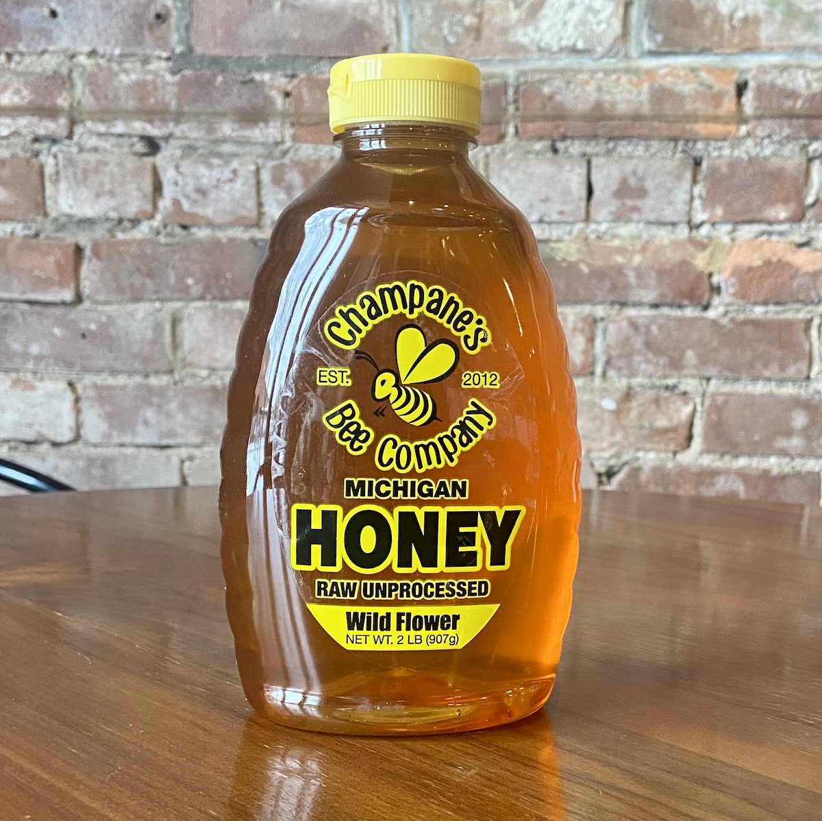 Picture Champane's Bee Company Michigan Wild Flower Honey 2lb