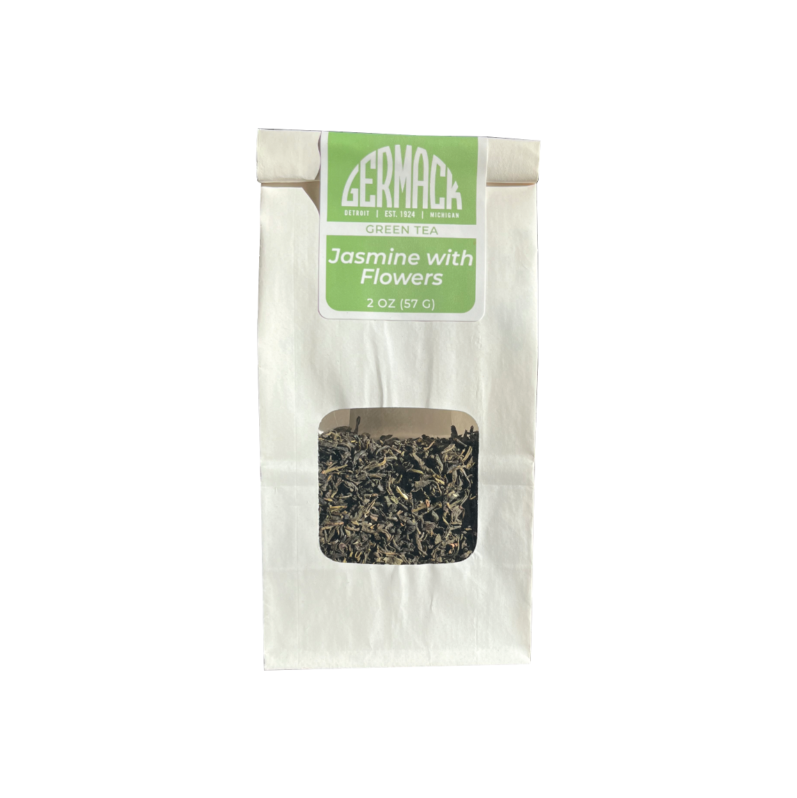 Picture Tea Green Jasmine With Flowers 3oz