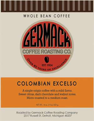 Picture Germack Coffee Colombian Excelso - 5lb