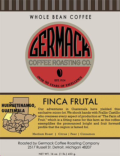 Picture Germack Coffee Finca Frutal - 1 lb.