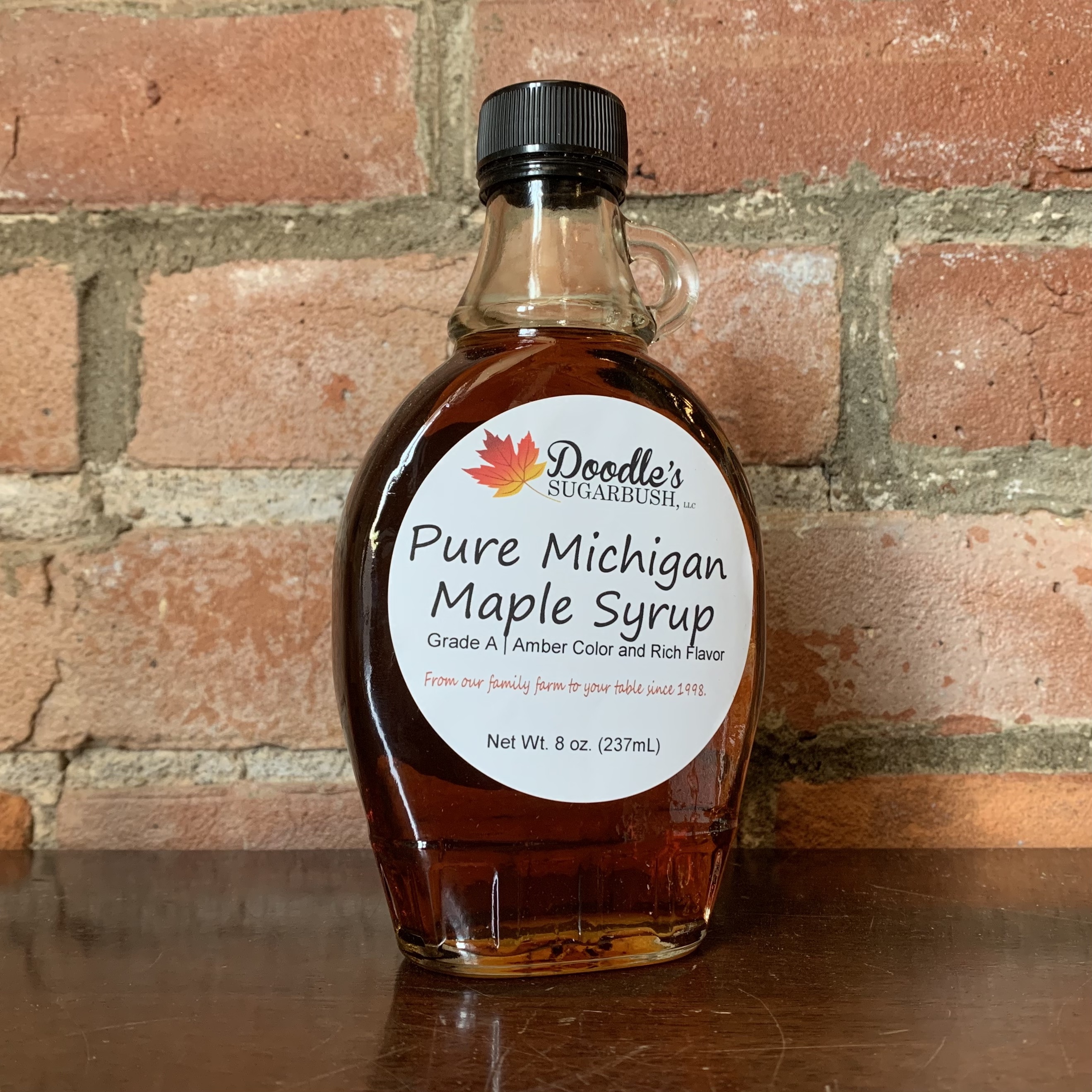 Picture Doodle's Sugarbush Pure Michigan Maple Syrup 8oz.