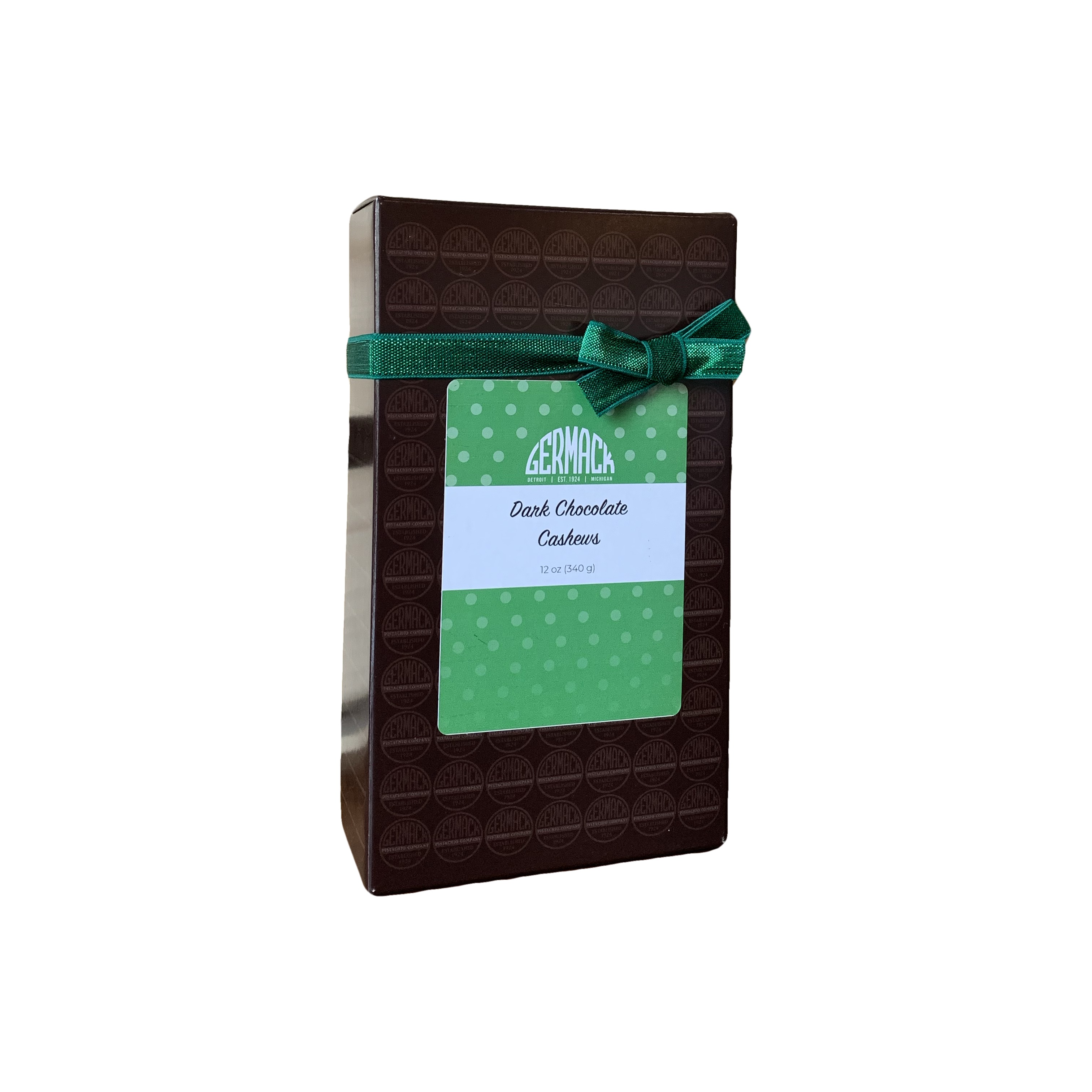 Picture Gift Box Dark Chocolate Cashews 12oz