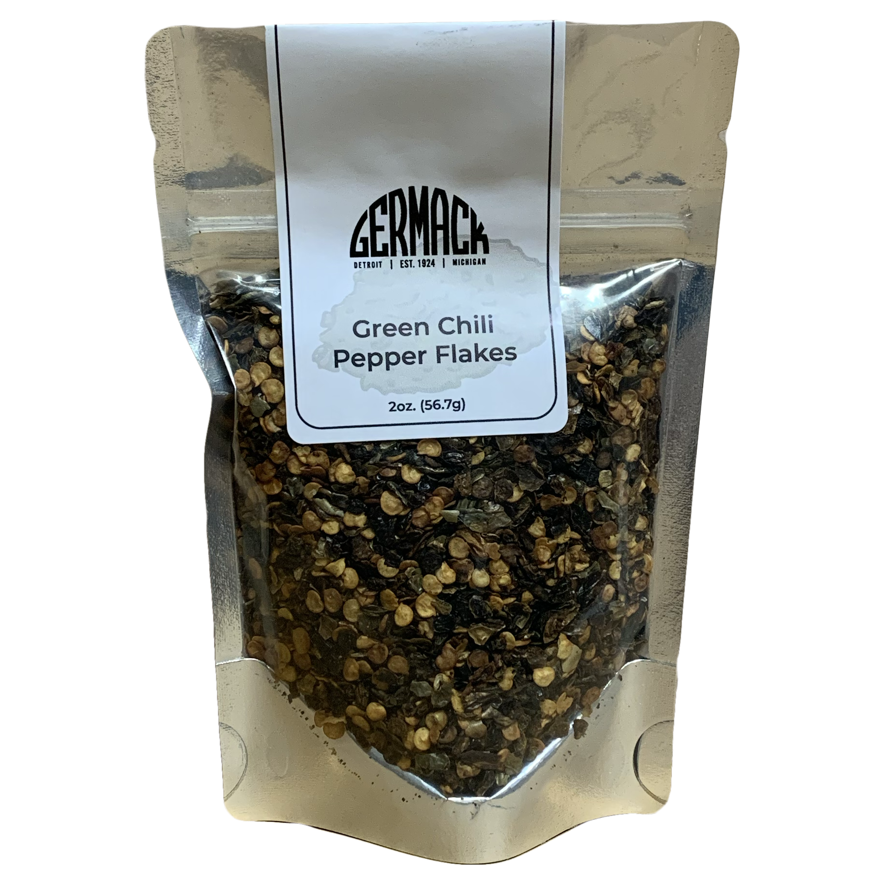 Picture Green Chili Pepper Flakes, 2oz