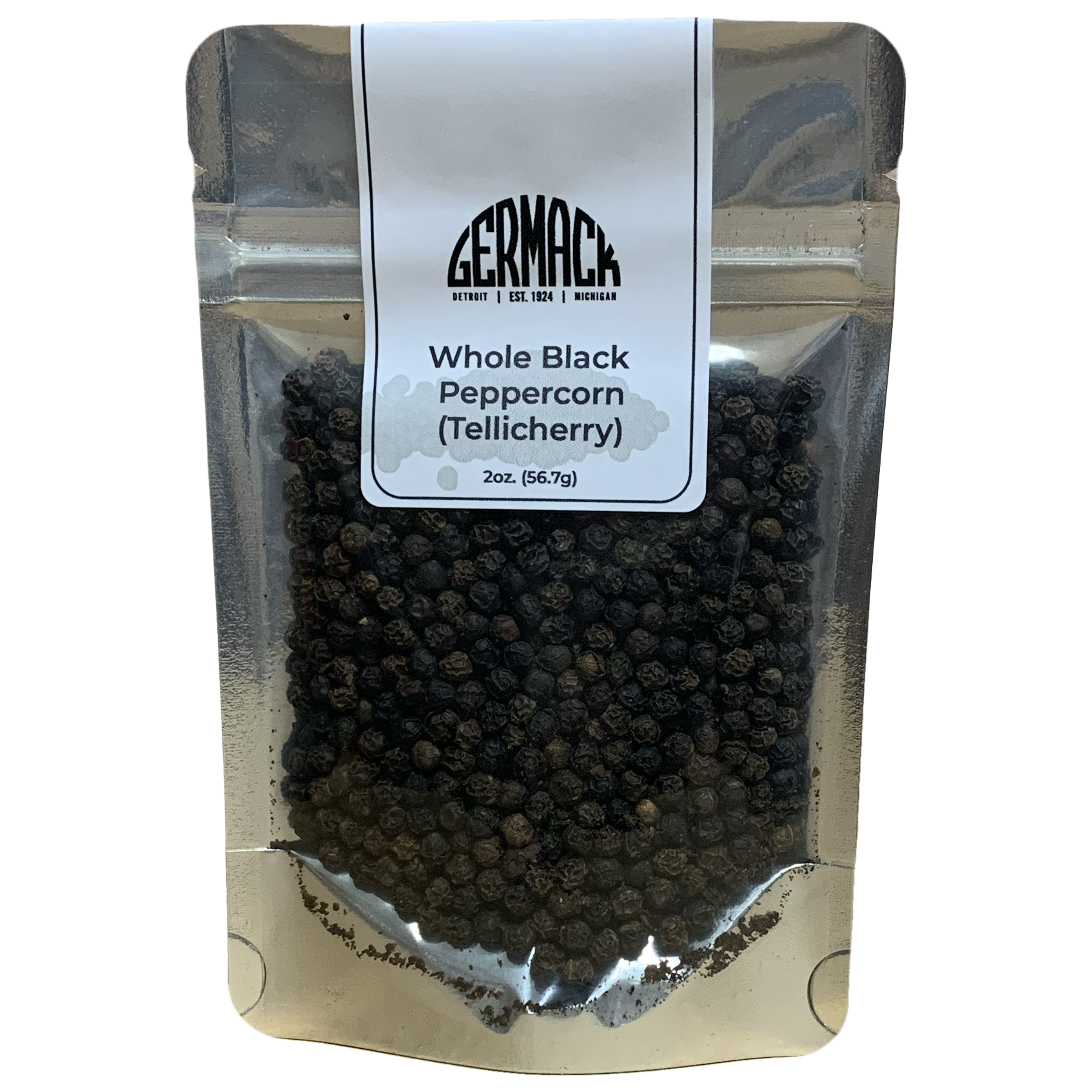 Picture Black Tellicherry Peppercorn (Whole), 2oz