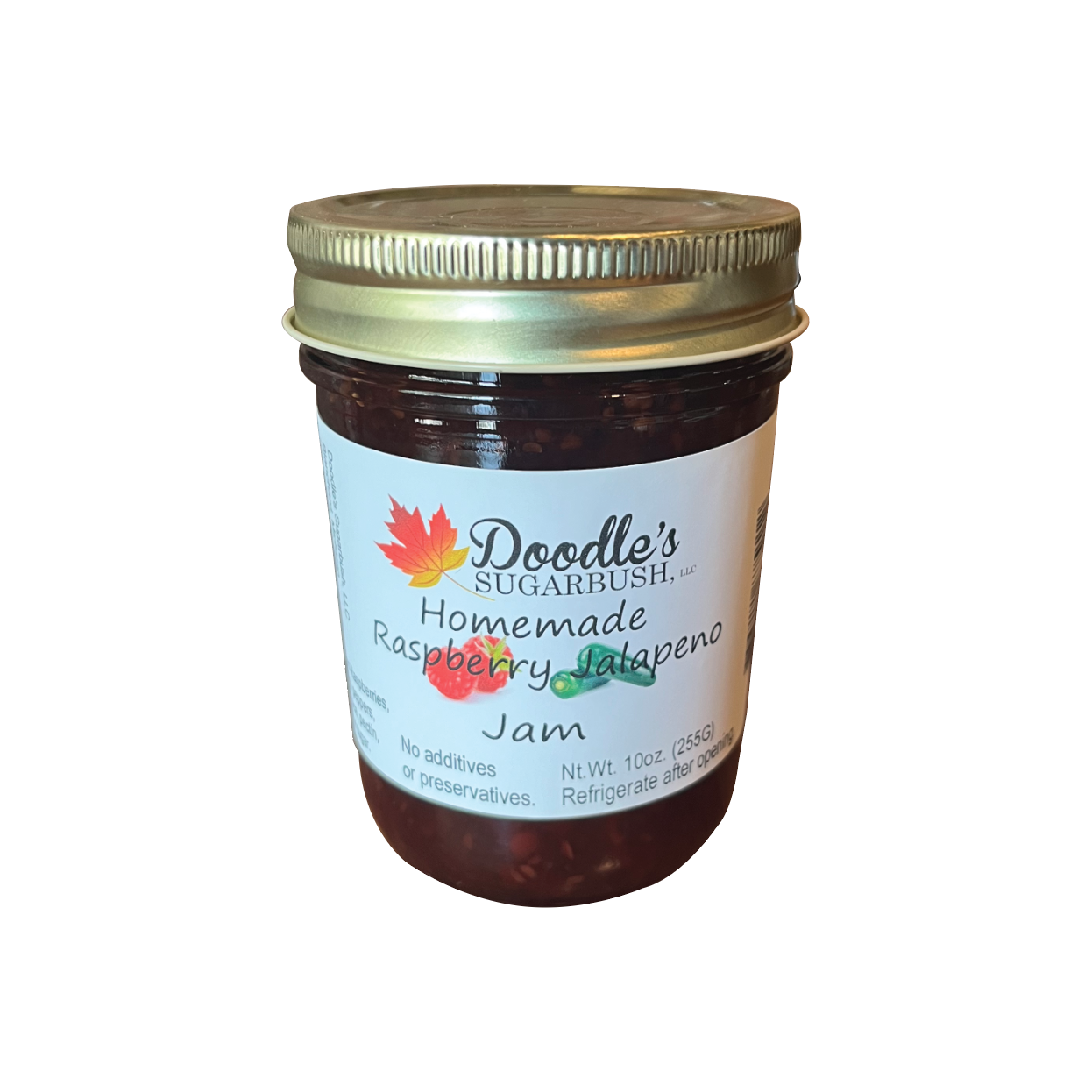 Picture Doodle's Sugarbush Homemade Raspberry Jalapeno Jam 10oz