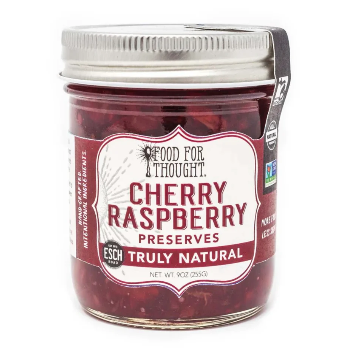 Picture Food For Thought - Cherry & Raspberry Preserves - 9oz