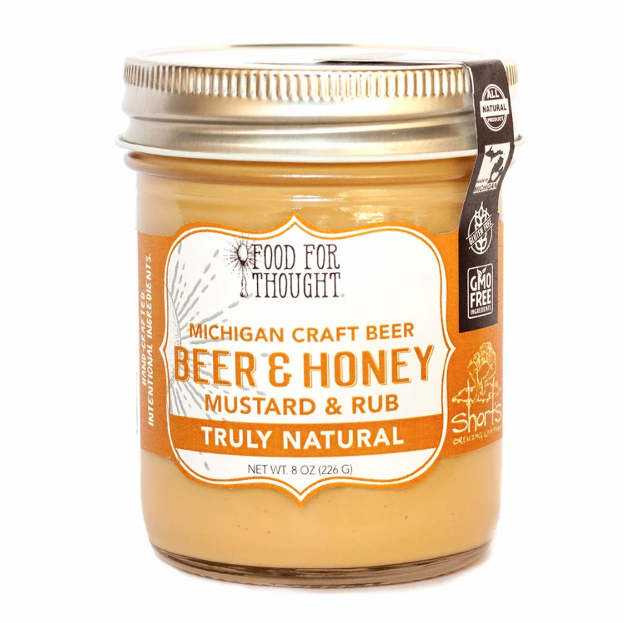 Picture Food For Thought - Beer Honey Mustard & Rub - 8oz