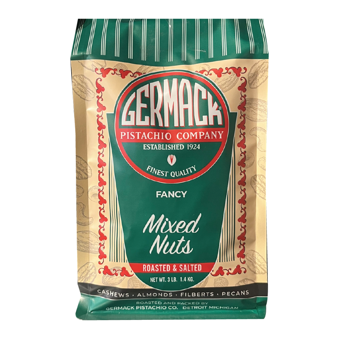 Picture Mixed Nuts  (Cashews, Almonds, Pecans, Filberts) 3 lb Bag 
