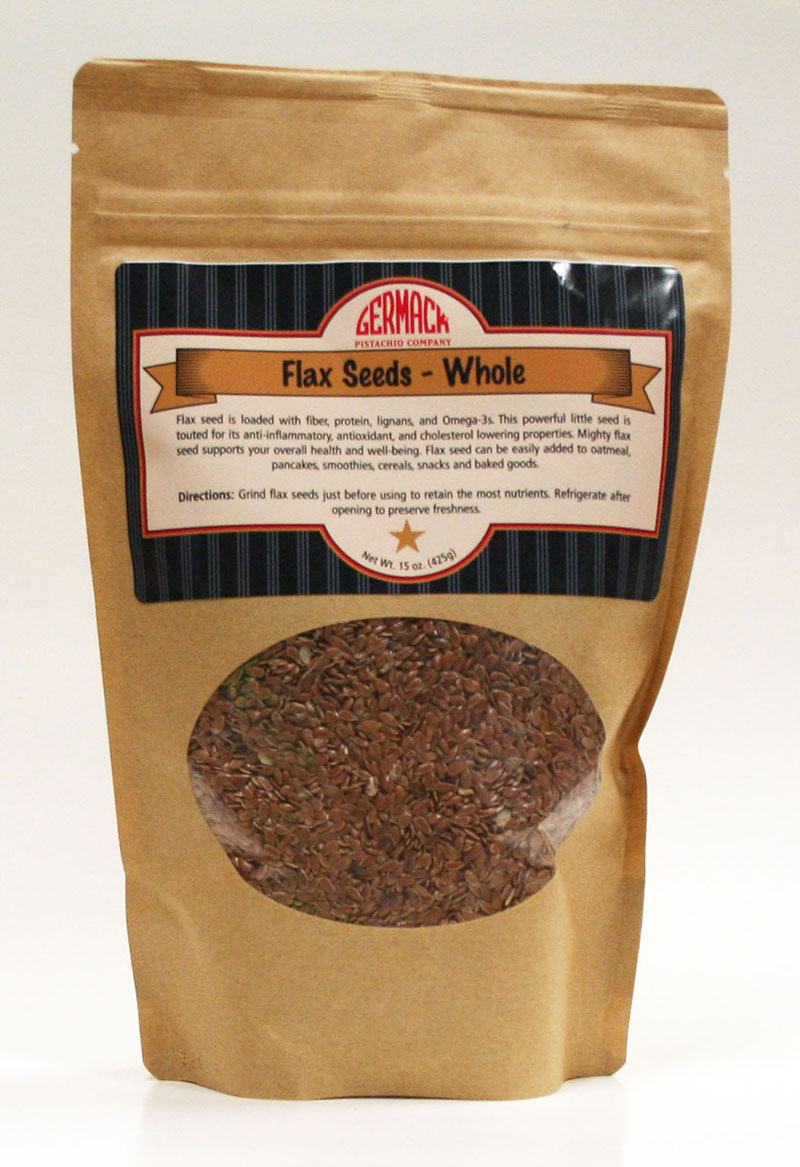 Picture (2 Pack) Whole Flax Seeds - (30 oz.)