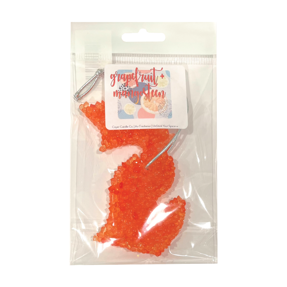 Picture Michigan Air Freshner - Orange - Grapefruit Mangosteen