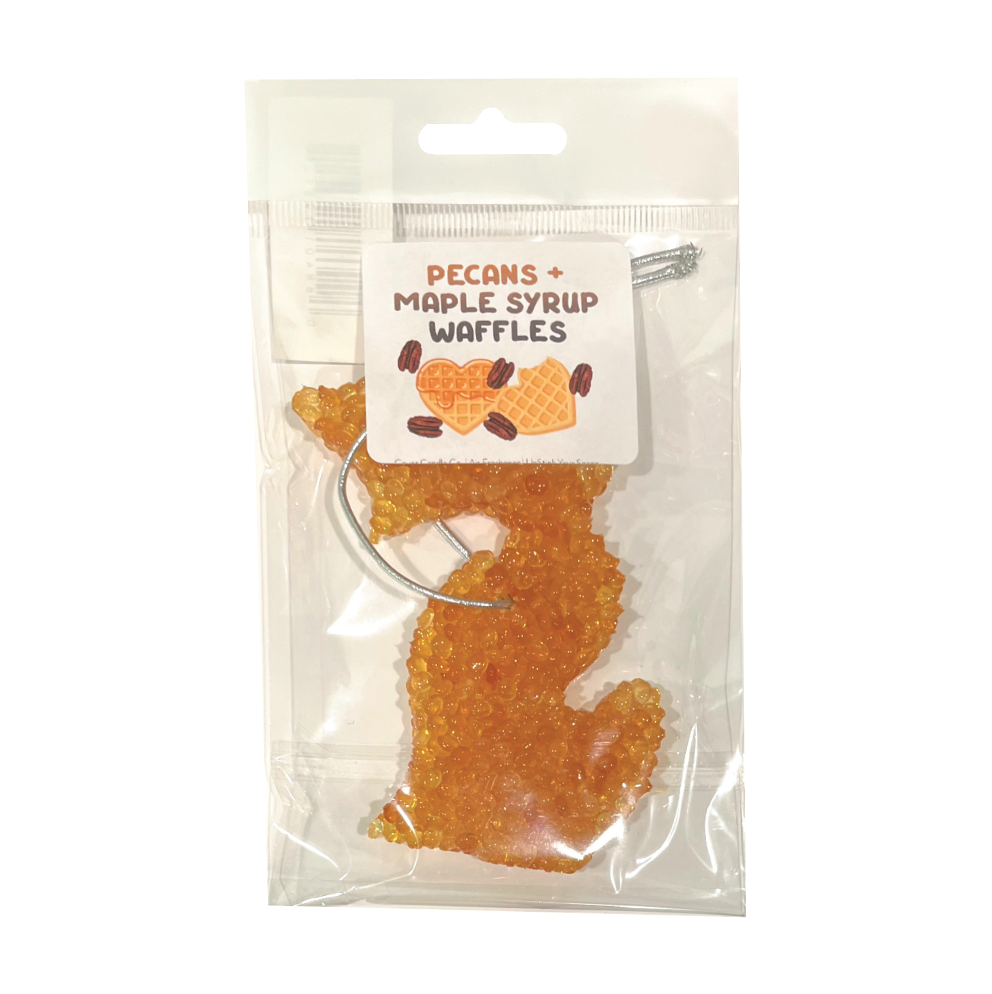 Picture Michigan Air Freshner - Golden Yellow - Pecans & Maple Syrup Pancakes