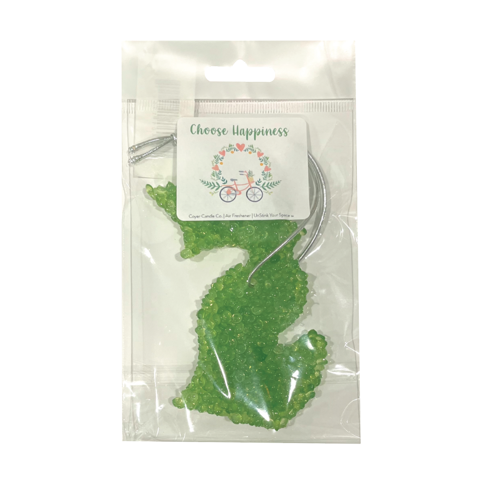 Picture Michigan Air Freshner - Green - Choose Happiness