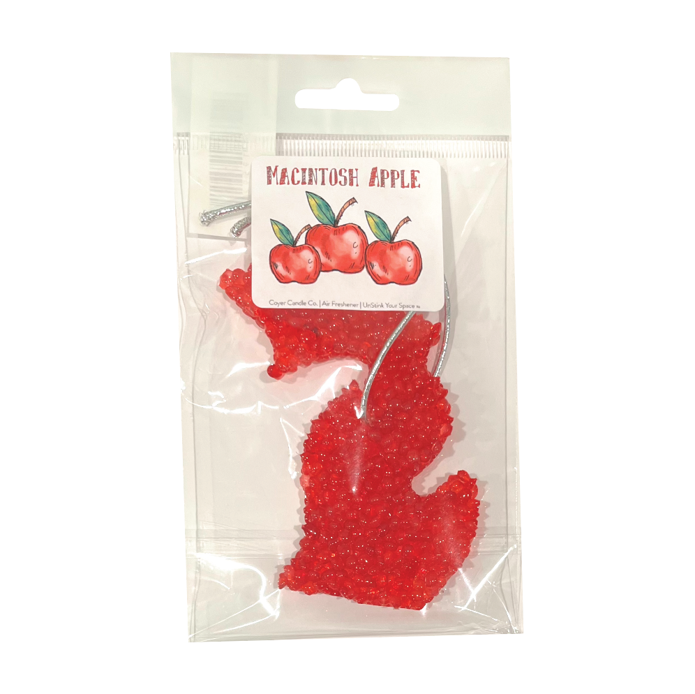 Picture Michigan Air Freshner - Red - Macintosh Apple