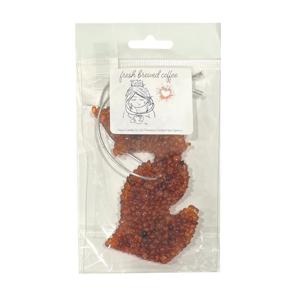 Picture Michigan Air Freshner - Brown - Fresh Brewed Coffee