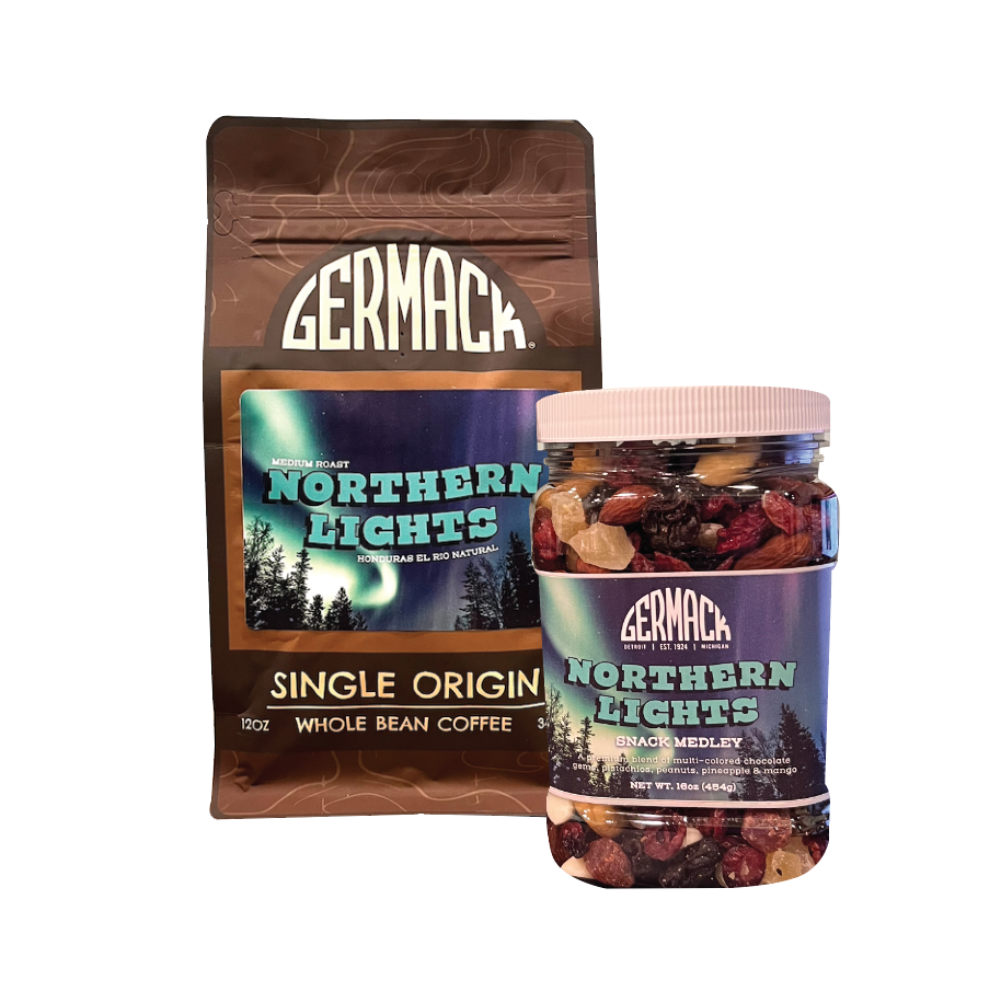 Picture Germack Northern Lights Duo - Single Origin Coffee & Snack Mix