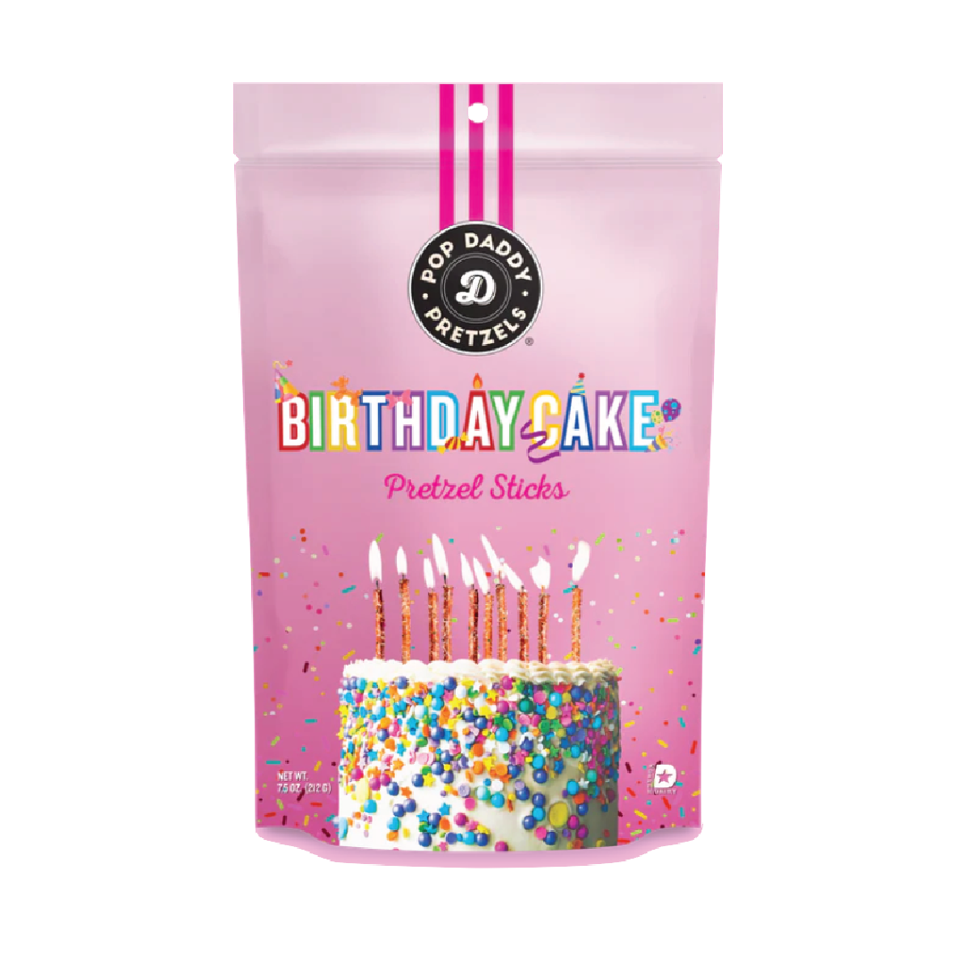 Picture Pretzels - PopDaddy - Birthday Cake Seasoned - 7.5oz