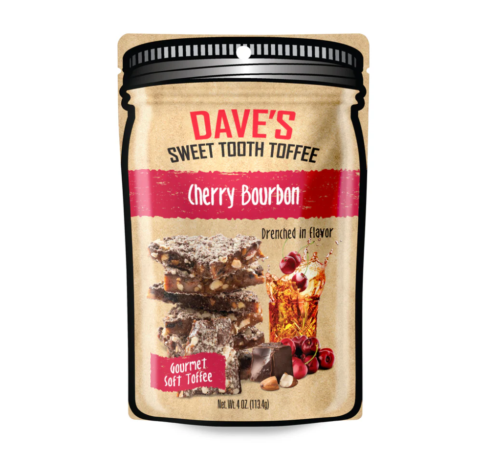 Picture Dave's Sweet Tooth Toffee 4oz - Cherry Bourbon