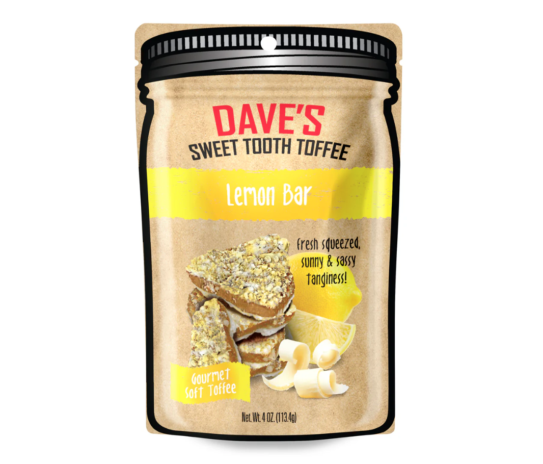 Picture Dave's Sweet Tooth Toffee 4oz - Lemon Bar