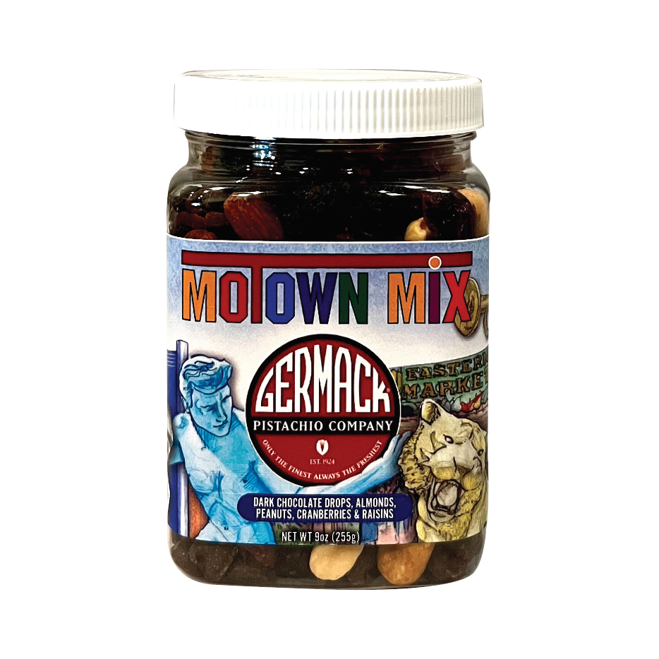 Picture Motown Mix Mini (Dark Chocolate Chips, Raisins, Cranberries, Almonds, Peanuts) 9oz