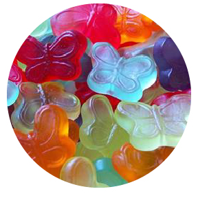 Picture Gummy Butterflies - 1 lb.