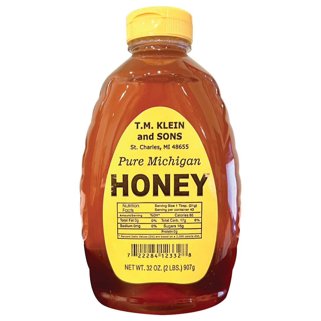 Picture Honey - T.M Klein & Sons Pure Michigan Honey - 32oz