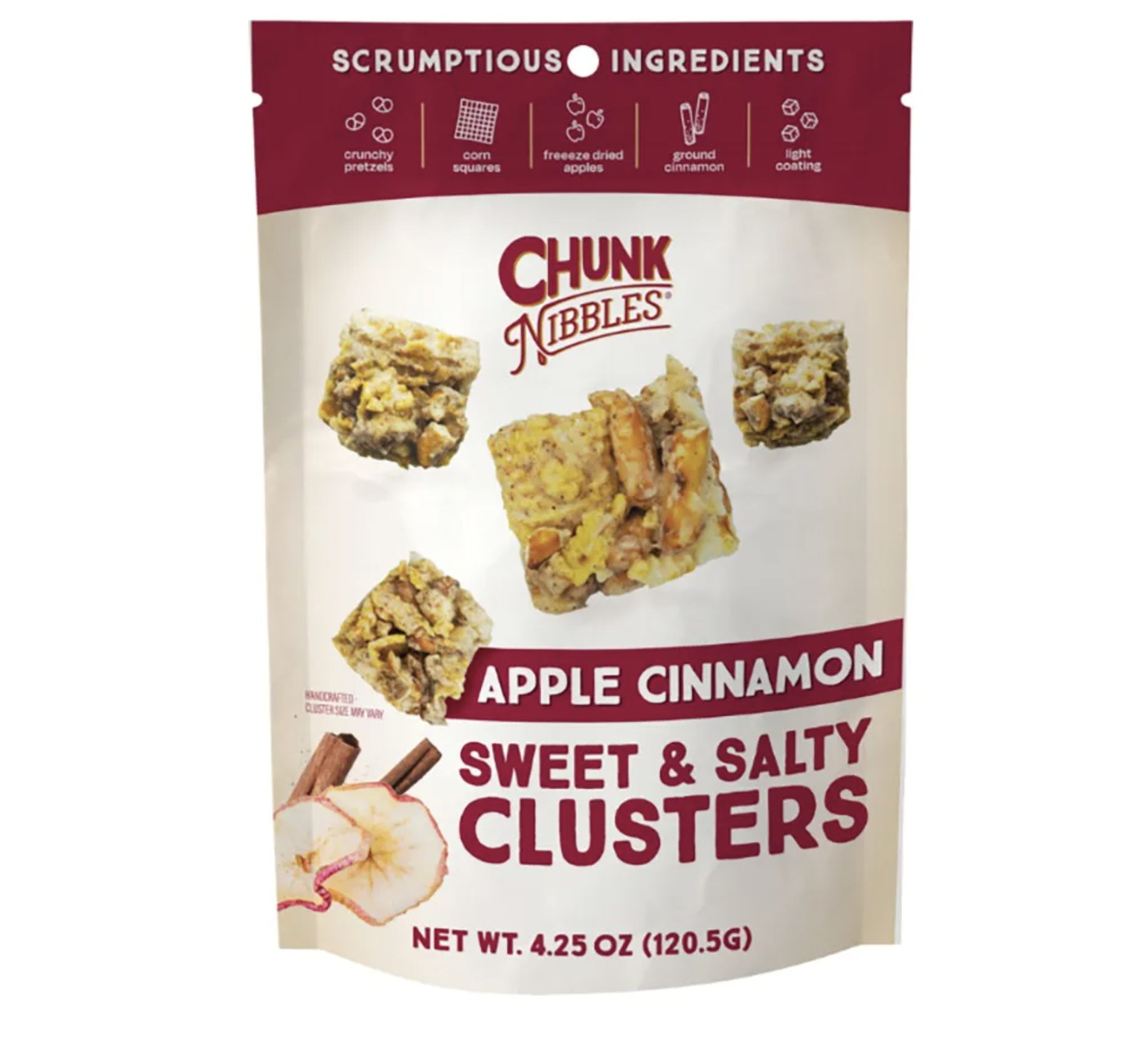 Picture Chunk Nibbles Apple Cinnamon 4.25 oz