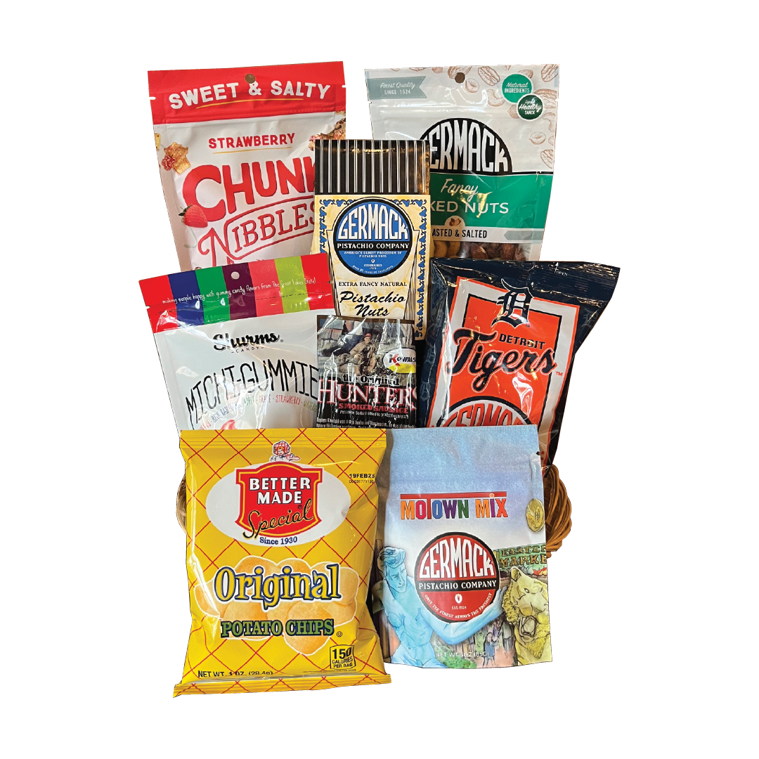 Picture Hello from Michigan Gift Basket - 46oz