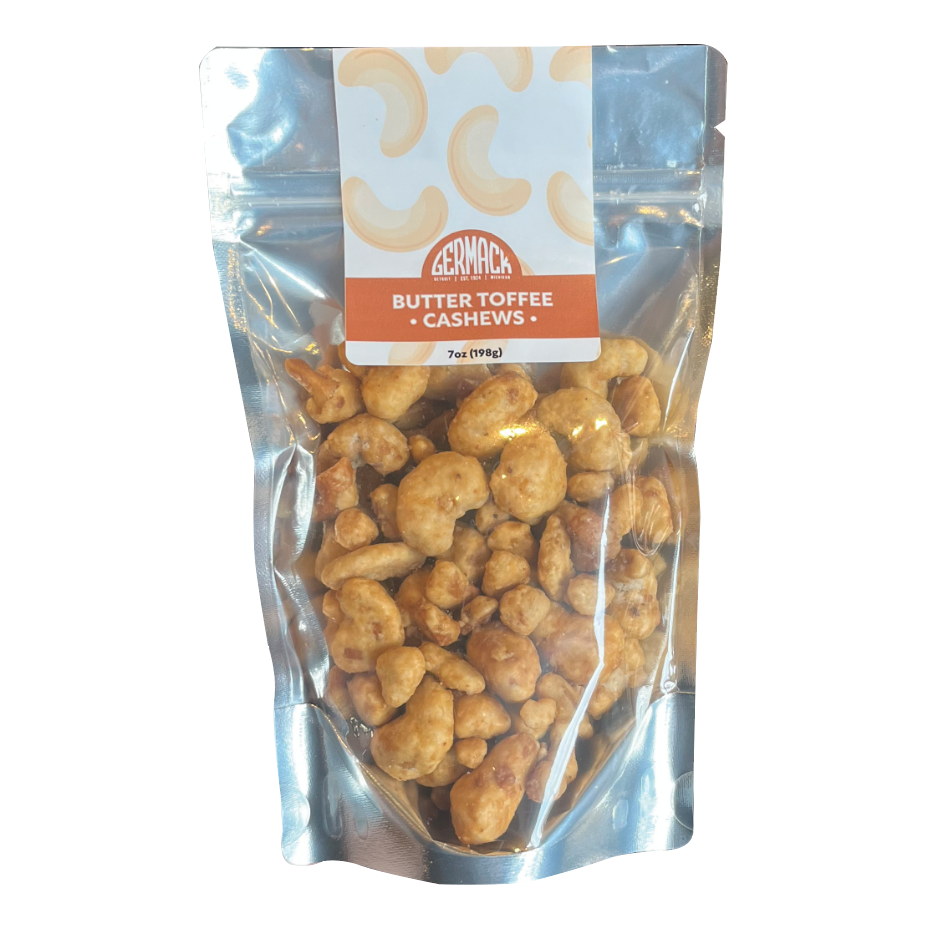Picture Butter Toffee Cashews - 7oz