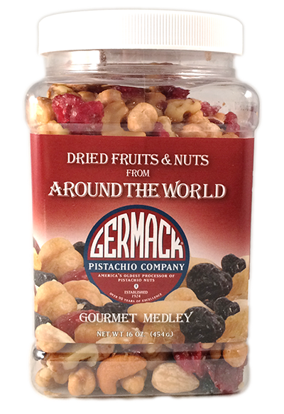 Picture Dried Fruits & Nuts from Around the World - 16 oz Jar