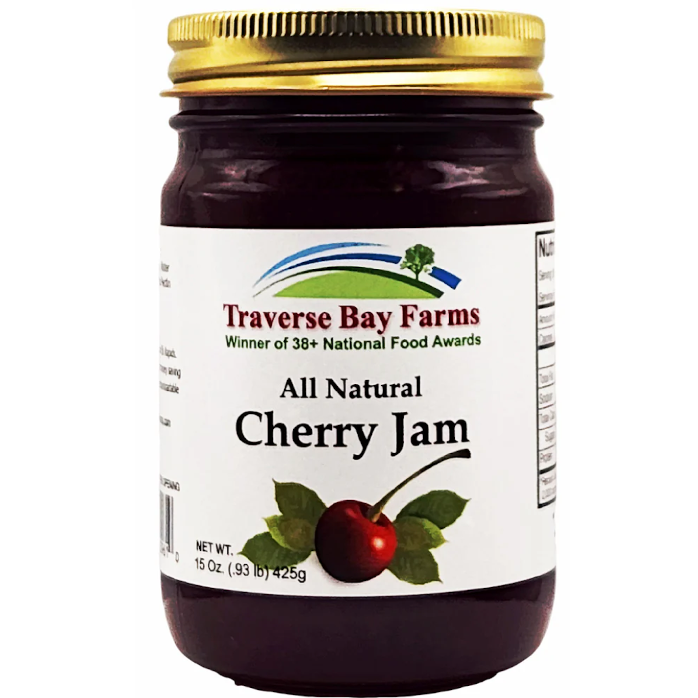 Picture Traverse Bay Farms - All Natural Cherry Jam 15oz